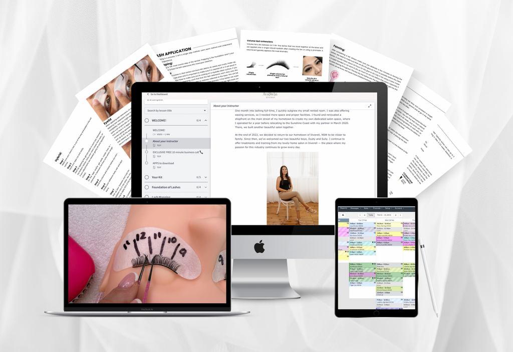 The Aesthetic Studio’s Classic, Hybrid & Pre-made Volume Lash Course